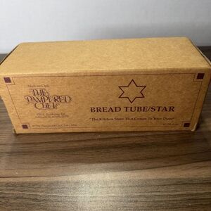 The‎ Pampered Chef Bread Tube Star Design #1570-6/96 1996 New Sealed In Box